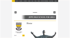 Desktop Screenshot of jeppegirls.co.za